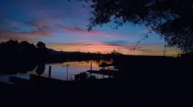 Delta sunset jigsaw puzzle