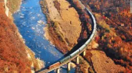 China train ride jigsaw puzzle