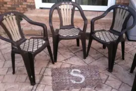 Stencilled Patio Set