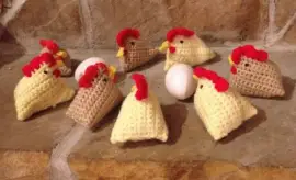 Flock of Beanbag Chickens
