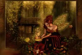 Fadas, duendes e ninfas.