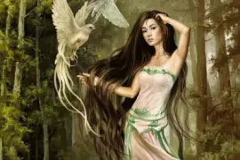 Fadas, duendes e ninfas.