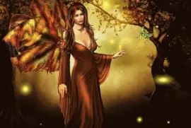 Fadas, duendes e ninfas.