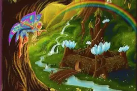 Fadas, duendes e ninfas.