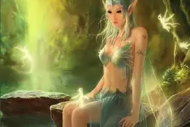 Fadas, duendes e ninfas.