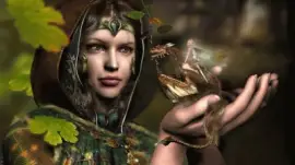 Fadas, duendes e ninfas.