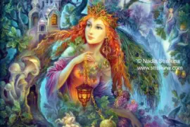 Fadas, duendes e ninfas.