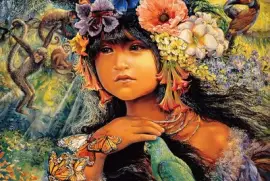 Fadas, duendes e ninfas.