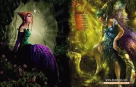 Fadas, bruxas e ninfas.