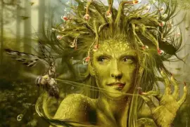 Fadas, bruxas e ninfas.