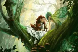 Fadas, bruxas e ninfas.