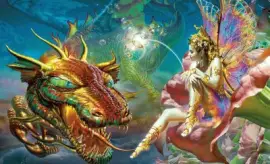 Fadas, bruxas e ninfas.