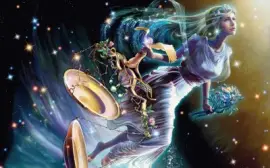 Fadas, duendes e ninfas.