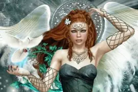 Fadas, duendes e ninfas.