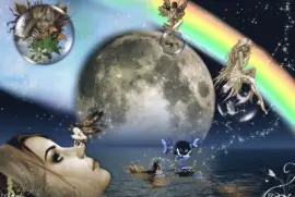 Fadas, duendes e ninfas.