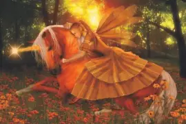 Fadas, duendes e ninfas.