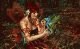 Fadas, duendes e ninfas.