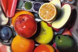 Audrey Flack. Pintura hiperrealista