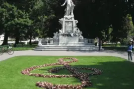 Mozart Statue, Vienna, Austria