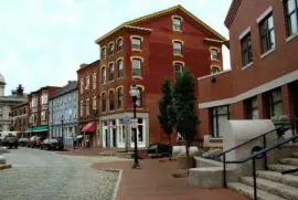 Old Port District of Portland, Maine - USA
