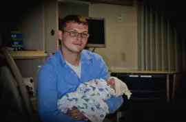 Little Ethan and Dad