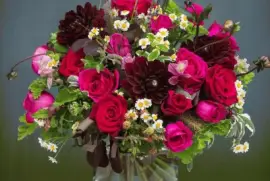 Romantic Autumn Flower Bouquet