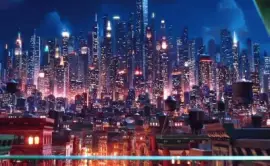 night skyline jigsaw puzzle