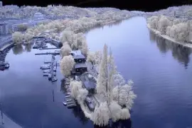 פאזל של river and snow