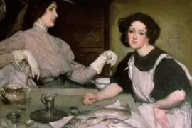 George Washington Lambert - Lottie and the Lady