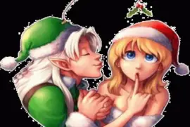 Bella Imagen de Una Pareja de Jovenes Duendes