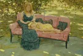 David P. Hettinger Yellow Dress