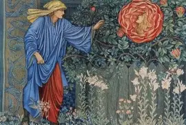 Sir Edward Burne-Jones- Pilgrim in the Garden