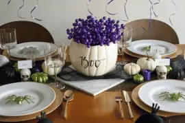 Elegant Halloween Party Table-BOO!! jigsaw puzzle