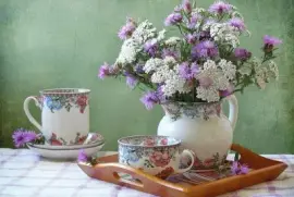 Pretty Tea Setting-Still Life jigsaw puzzle