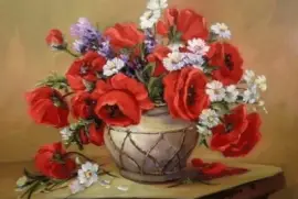 Vases with Poppies jigsaw puzzle