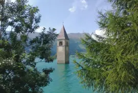 Reschensee (westliches SÃ¼dtirol) jigsaw puzzle