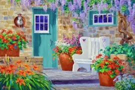entrada de flores jigsaw puzzle