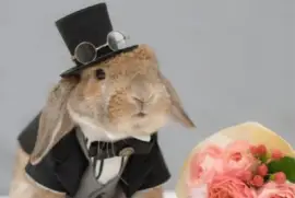 Conejo elegante jigsaw puzzle