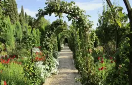Alhambra Garden Path, Granada, Spain jigsaw puzzle