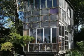 Glass House in Freetown Christiana Norway jigsaw puzzle