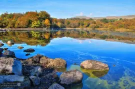 Autumn Banton Loch Scotland jigsaw puzzle