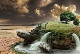 Tortuga -Mundo-Golf jigsaw puzzle