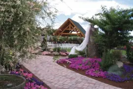 Wedding Venue at Log House Gardens-Willow Lake, OR jigsaw puzzle