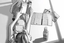 blanco y negro anime