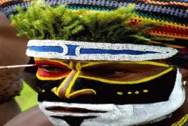 Papua- Retrato, Africa.