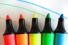 Plumas Fluorescentes-Colorido