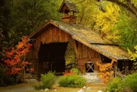 Choza en el campo jigsaw puzzle