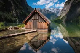 CABAÃ‘A EN EL BOSQUE jigsaw puzzle