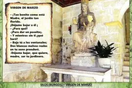 SILOS (BURGOS) â€“ VIRGEN DE MARZO/POEMA DE ALBERTI