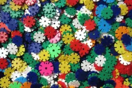 Discos- Colorido,PlÃ¡stico.